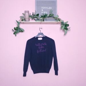 Lingua Franca Telluride Film Festival Cashmere Sweater